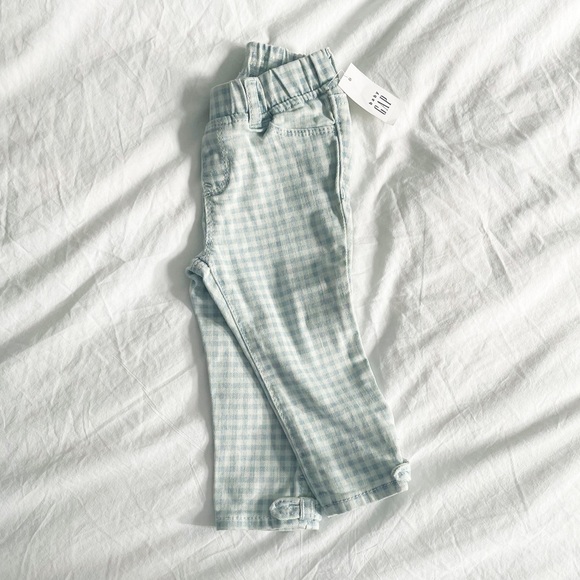 GAP Other - Baby GAP Gingham Cropped Jeans